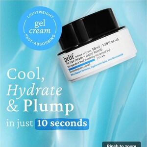 True Cream Aqua Bomb with Hyaluronic Acid and Niacinamide moisturizer 3.3oz New
